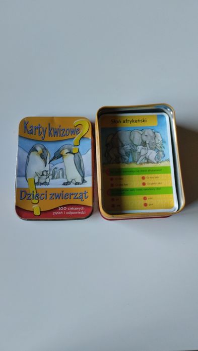 Karty kwiatowe dzieci zwierząt 100 ciekawych pytań