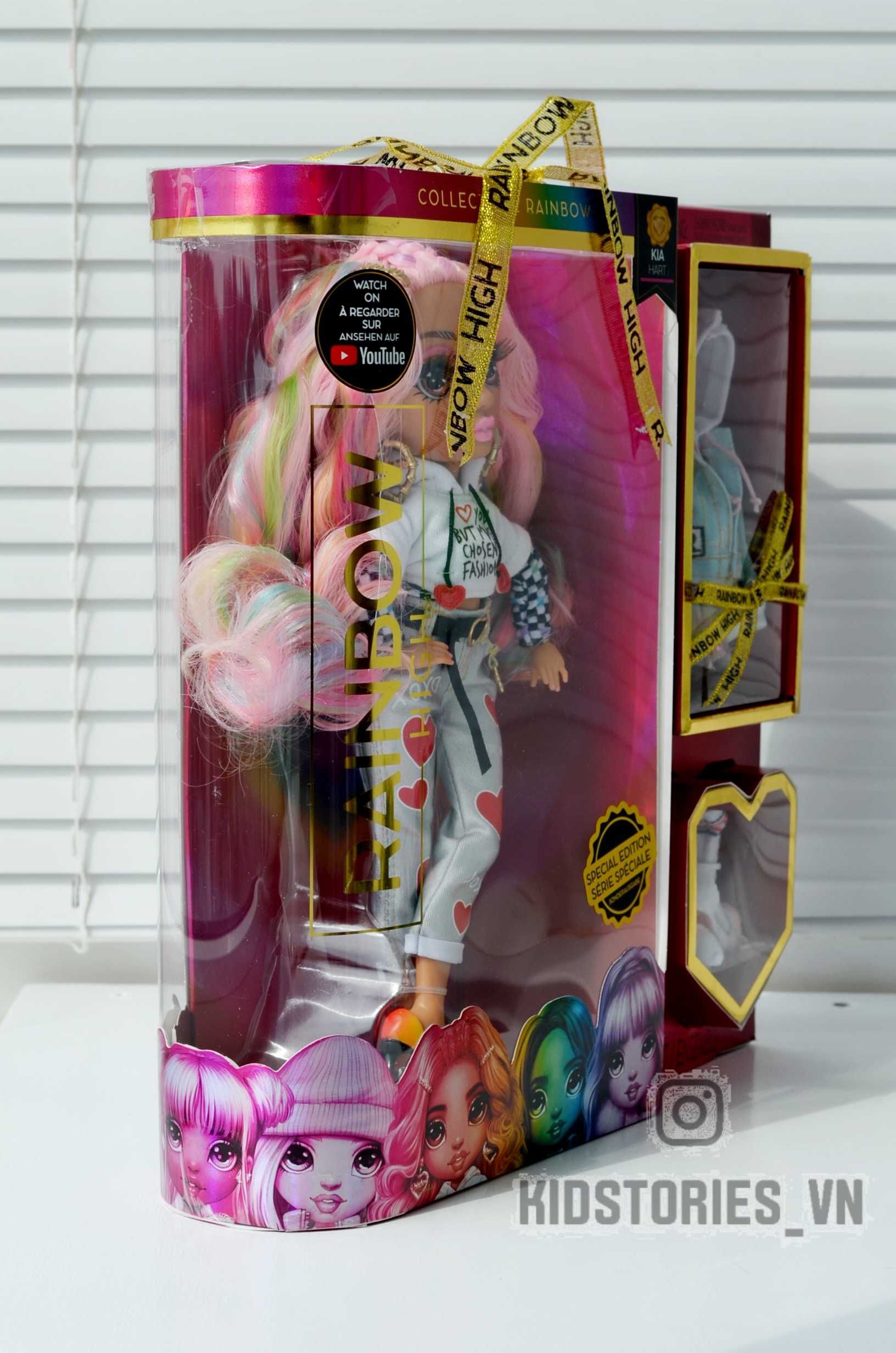 Rainbow High Kia Hart Fashion лялька рейнбоу хай Кіа харт Киа сердечко