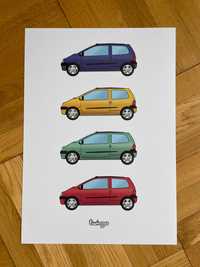 Plakat Renault Twingo rozmiar A3