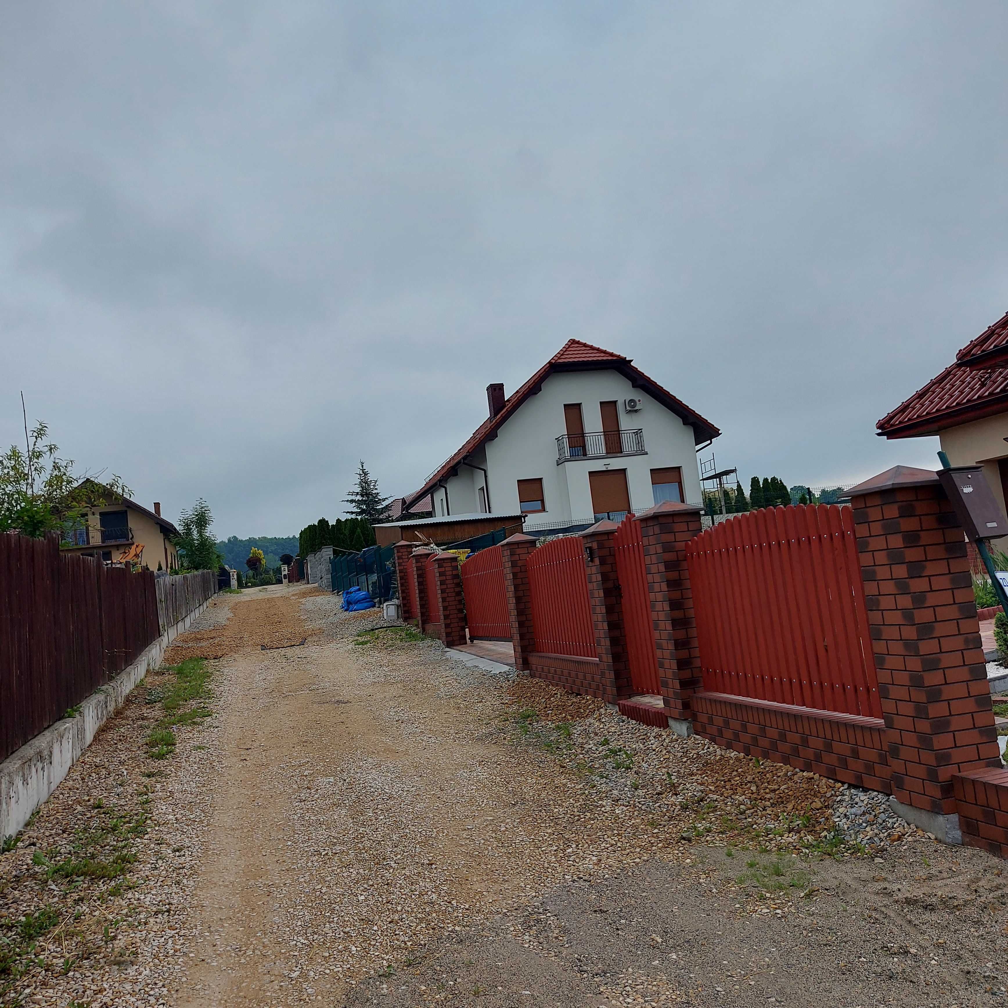 OGRODZENIE IMITACJA KLINKIERU, ALA KLinkier,  słupek murek podmurówka