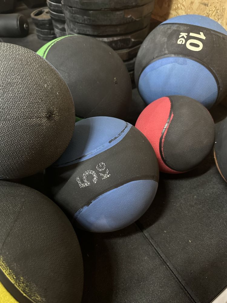 Bolas medicinais (kit de 10 bolas de 1kg a 10kg)
