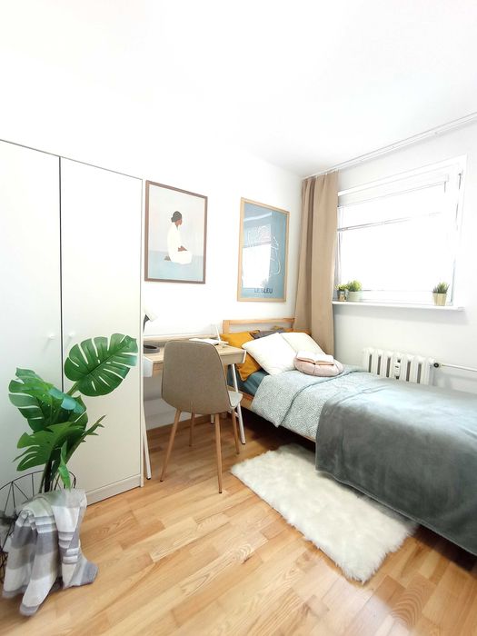 Przytulny i ciepły pokój 1osobowy przy UG i SKM/ul. Kołobrzeska