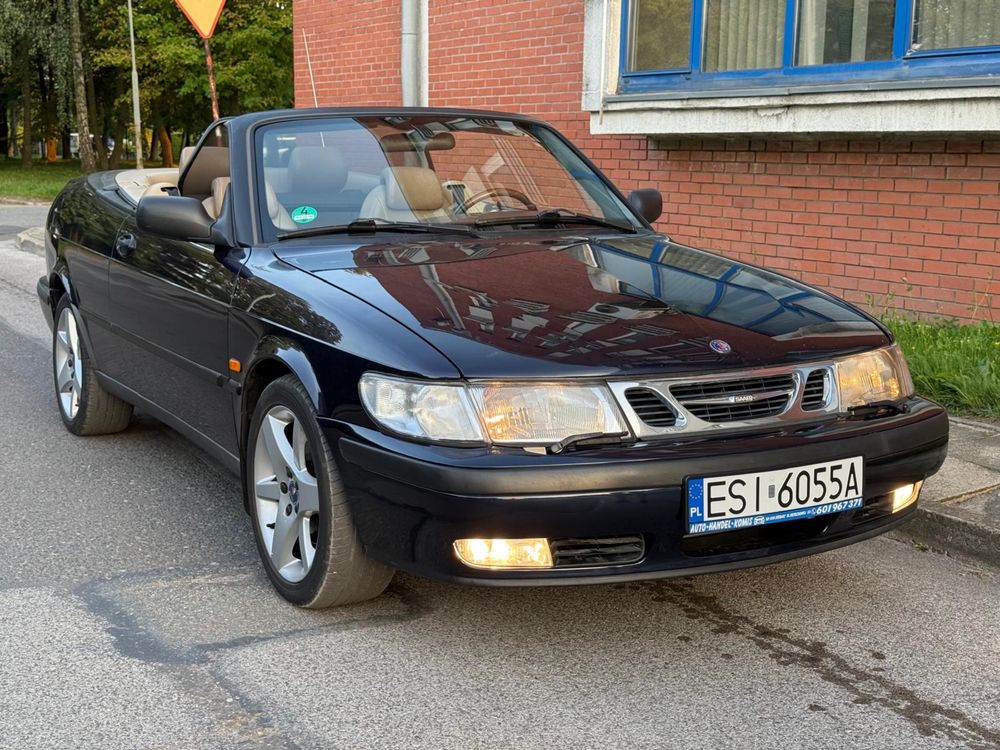 Saab 9-3 2.0 Benzyna Kabriolet Dobrze wyposażony