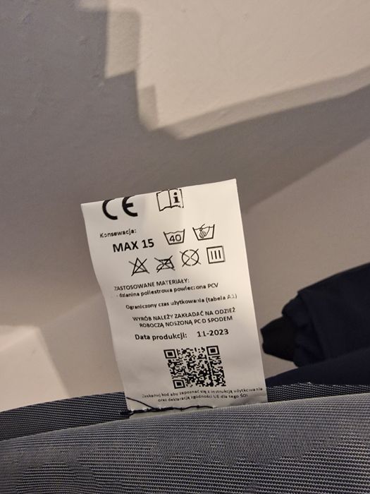 Płaszcz roboczy Waders MAT-PW1200 przeciwdeszczowy, wodoodporny - Ziel