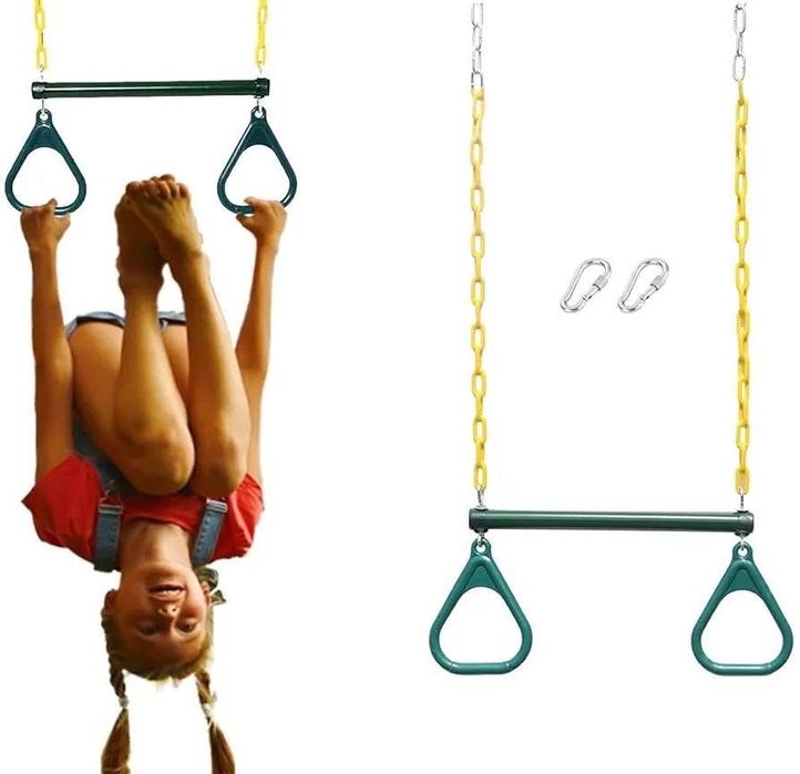 Siłownia trapez i pierścienie gimnastyczne