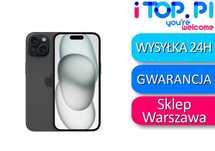 iPhone 15 128gb Czarny Sklep Warszawa Gwarancja 12 miesięcy