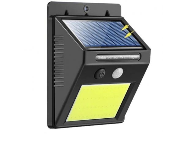 Halogen solarny ścienny LED COB sensor