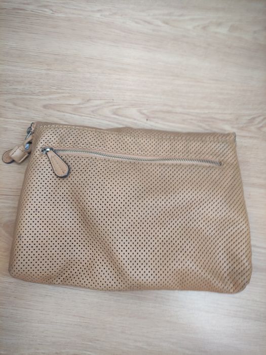 Mala tipo envelope bege