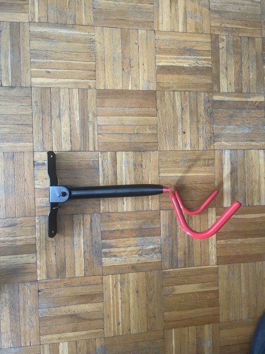 Składany scienny wieszak rowerowy uchwyt hak mocowanie na rower stal