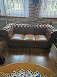 Kanapa , sofa chesterfield skóra naturalna