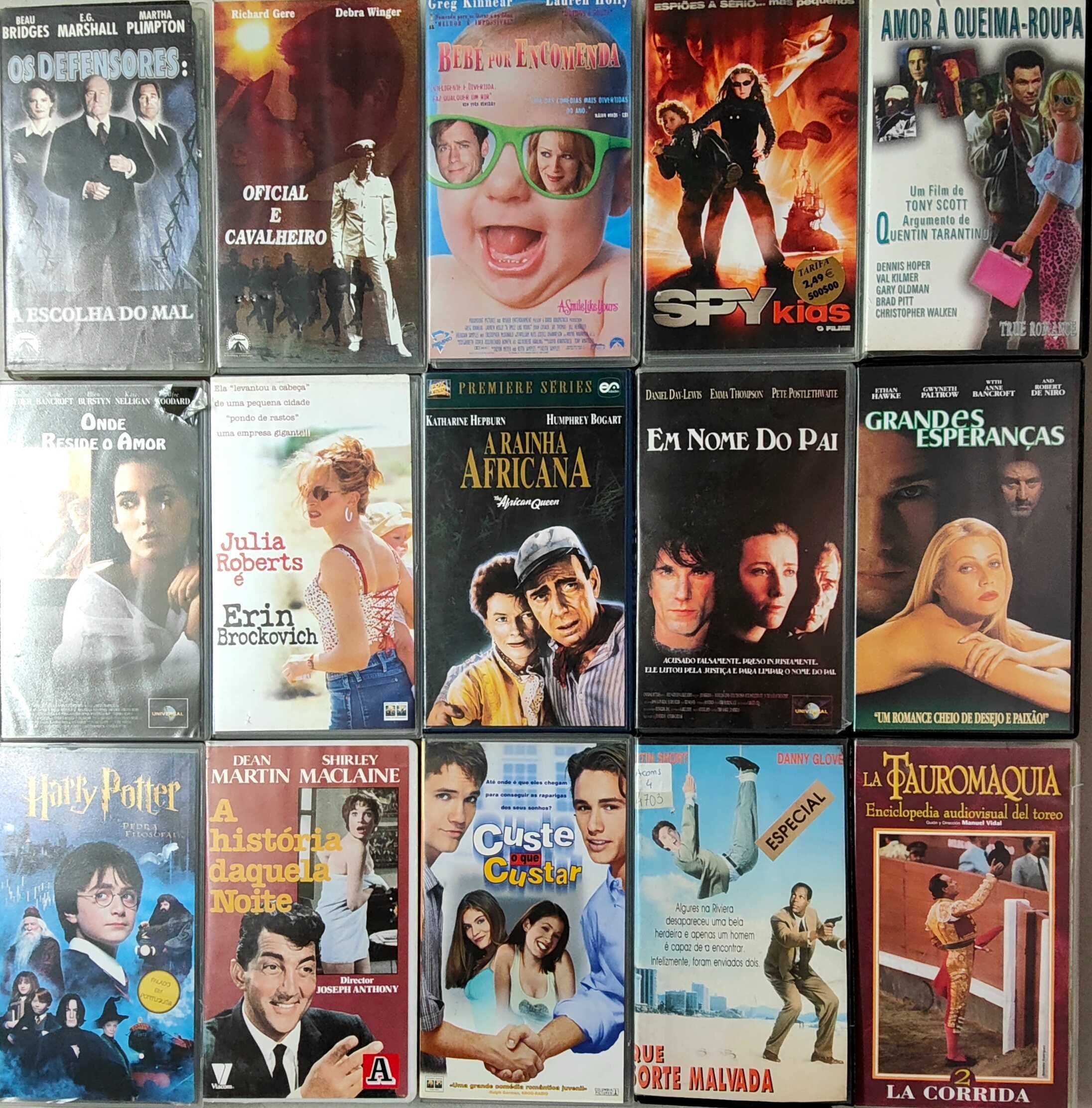 Lote Vhs 4 - Ver lista Abaixo - PROMOÇÂO 1 €