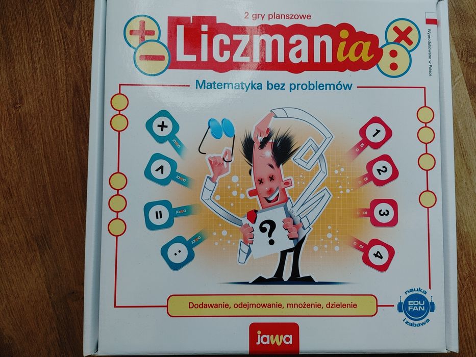 Gra Liczmania, 6-9 lat, stan idealny, tylko rozpakowana, nieużywana