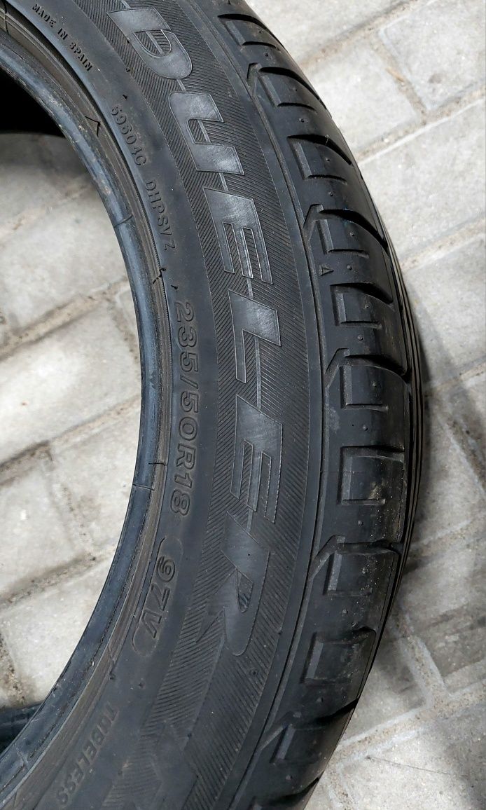 Komplet opon letnich 235/50 R 18 Bridgestone