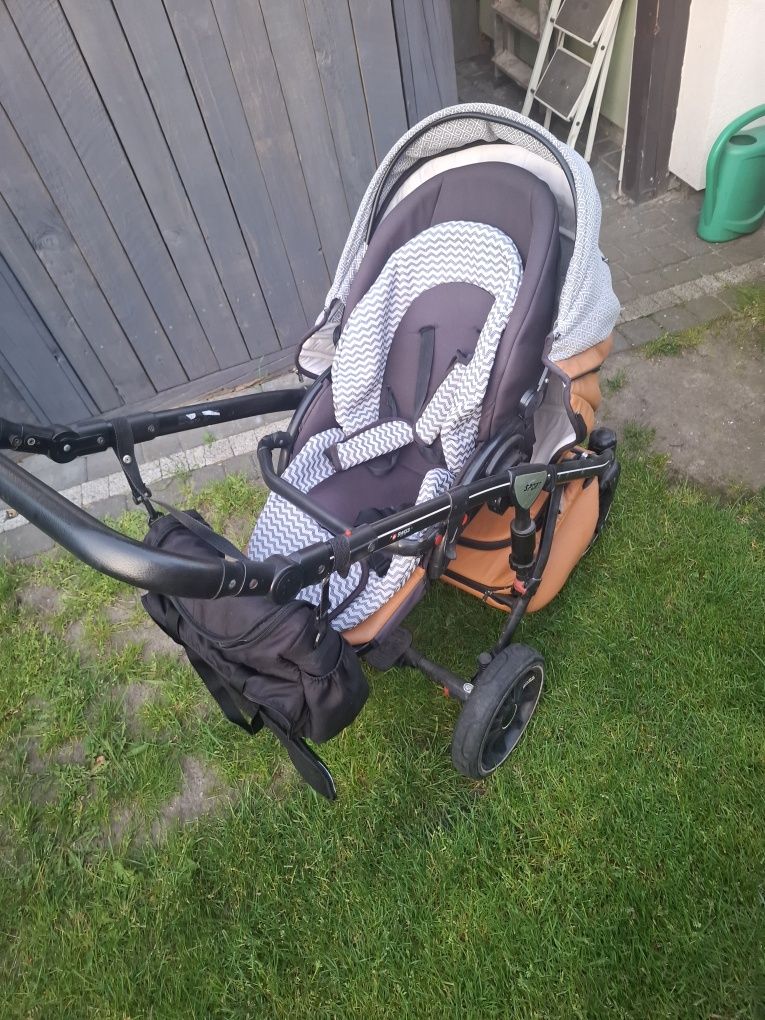 Wózek Anex Sport spacerówka plus gondola.