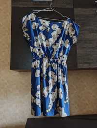 Платье летнее синее орхидея р.44-46