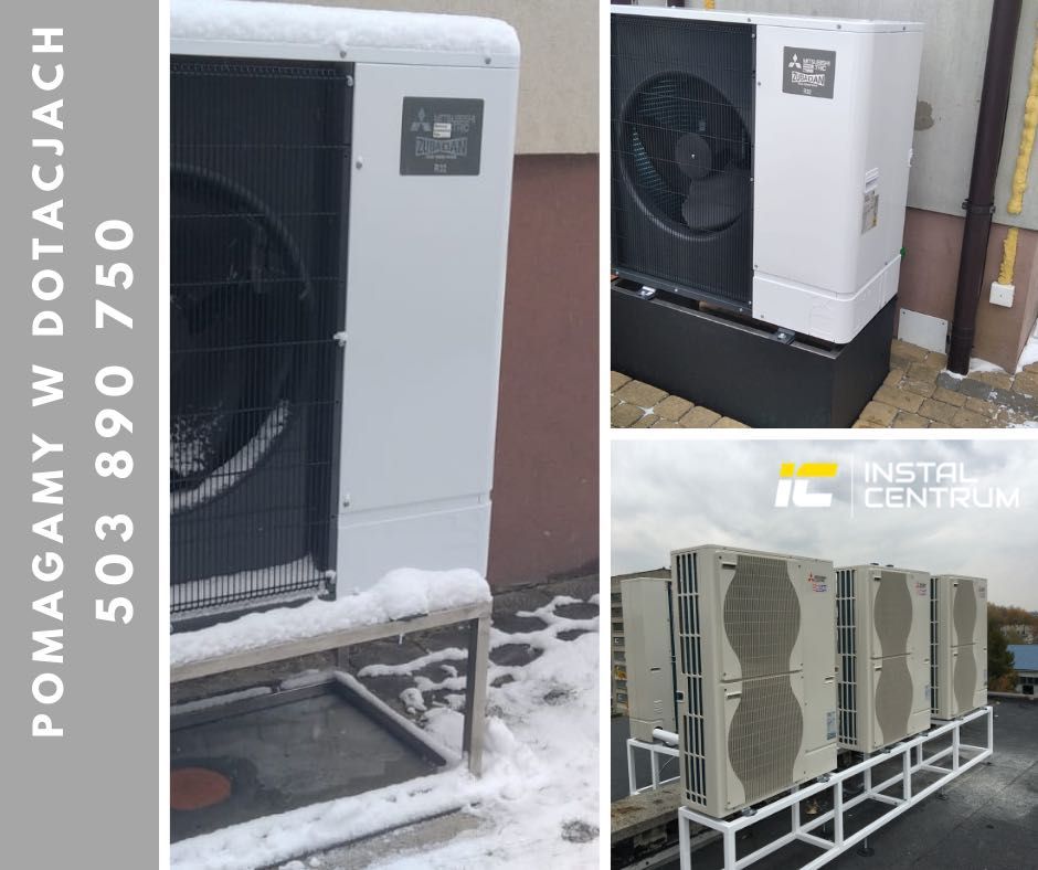 Pompa ciepła Mitsubishi Electric Zubadan 10 KW, z montażem kotłowni