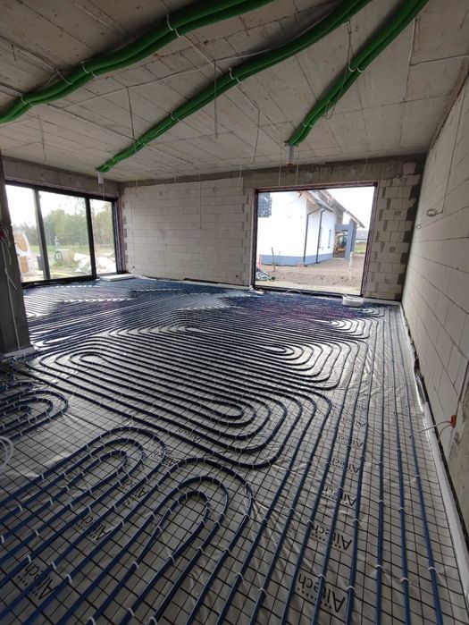 Ogrzewanie podłogowe, wod-kan, rekuperacja, Klimatyzacja