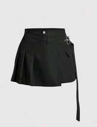Чорна юбка-шорти М