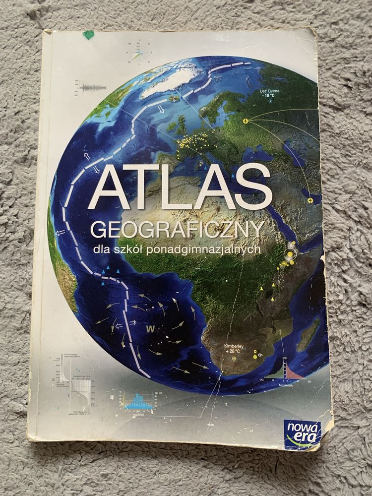 Atlas geograficzny dla szkół ponadpodstawowych Nowa Era