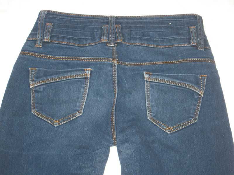 spodnie dżinsowe jeansowe pas 70-78cm damskie dżinsy jeansy
