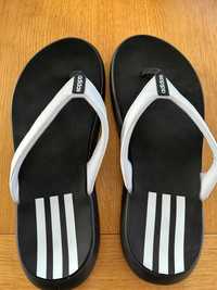 Klapki japonki damskie adidas Comfort Flip Flop biało-czarne rozm. 39