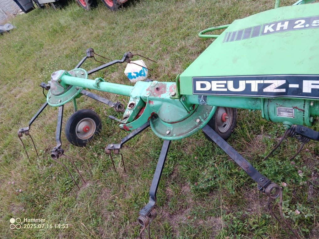 Przewracarka, przetrząsarka , pająk do siana Deutz Farh