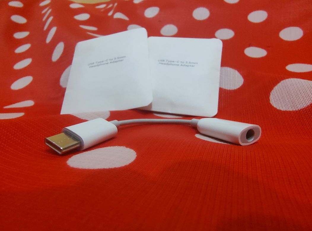 NOWY Oryginalny Xiaomi USB typ C 3.5 Jack kabel słuchawkowy adapter