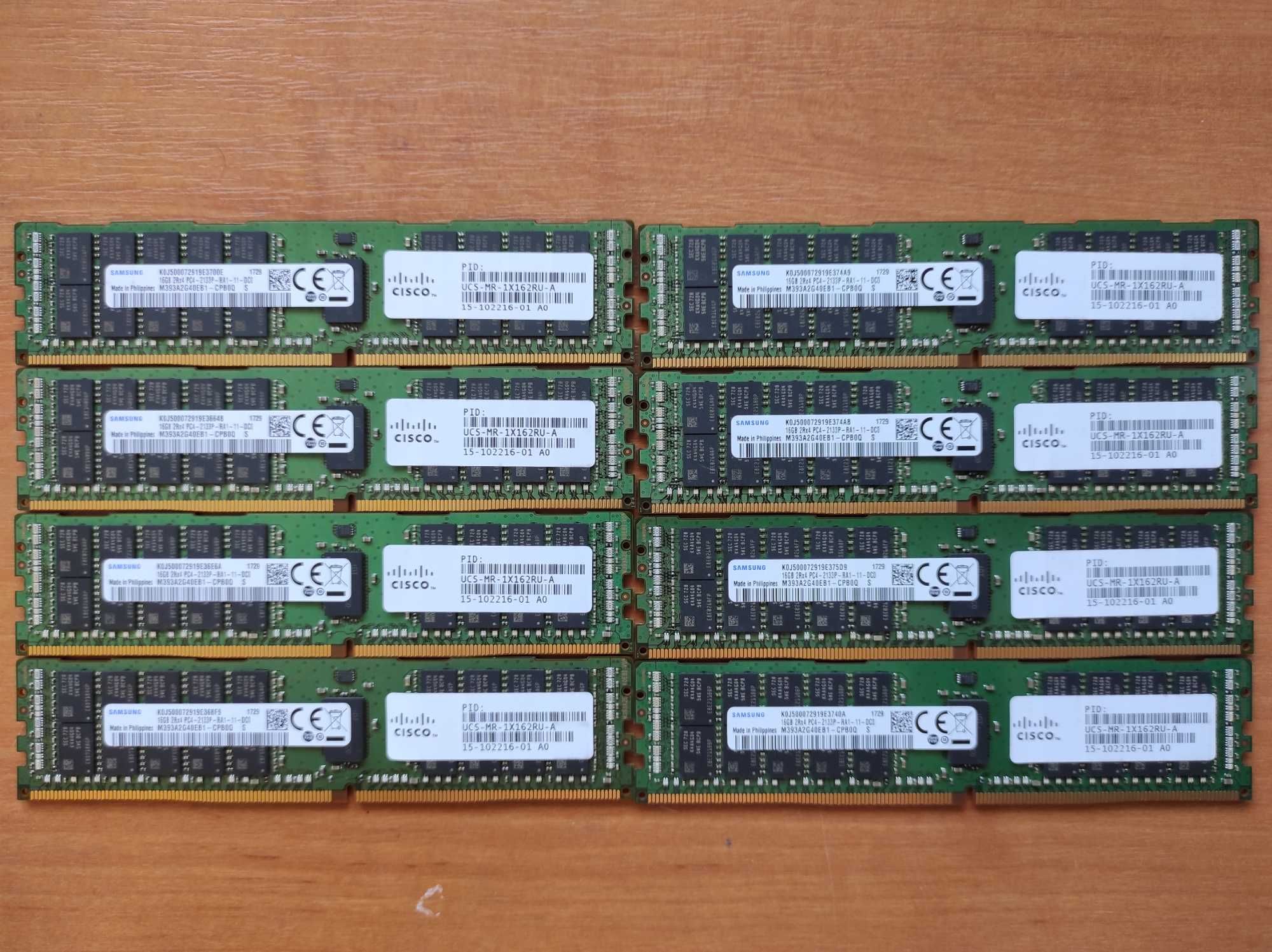 Samsung 16GB ECC DDR4 2133 PC4-17000R Reg серверная