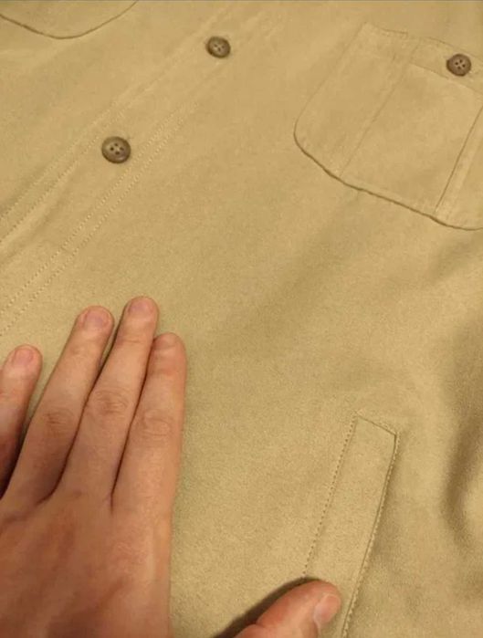 Digel 52 р 2xl чоловіча бежева під замшева чудово на подарунок мужчині