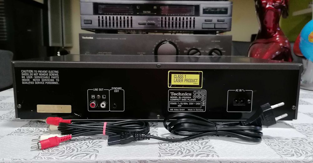 Leitor de CD Technics SL-PG520A, Em Excelente Estado