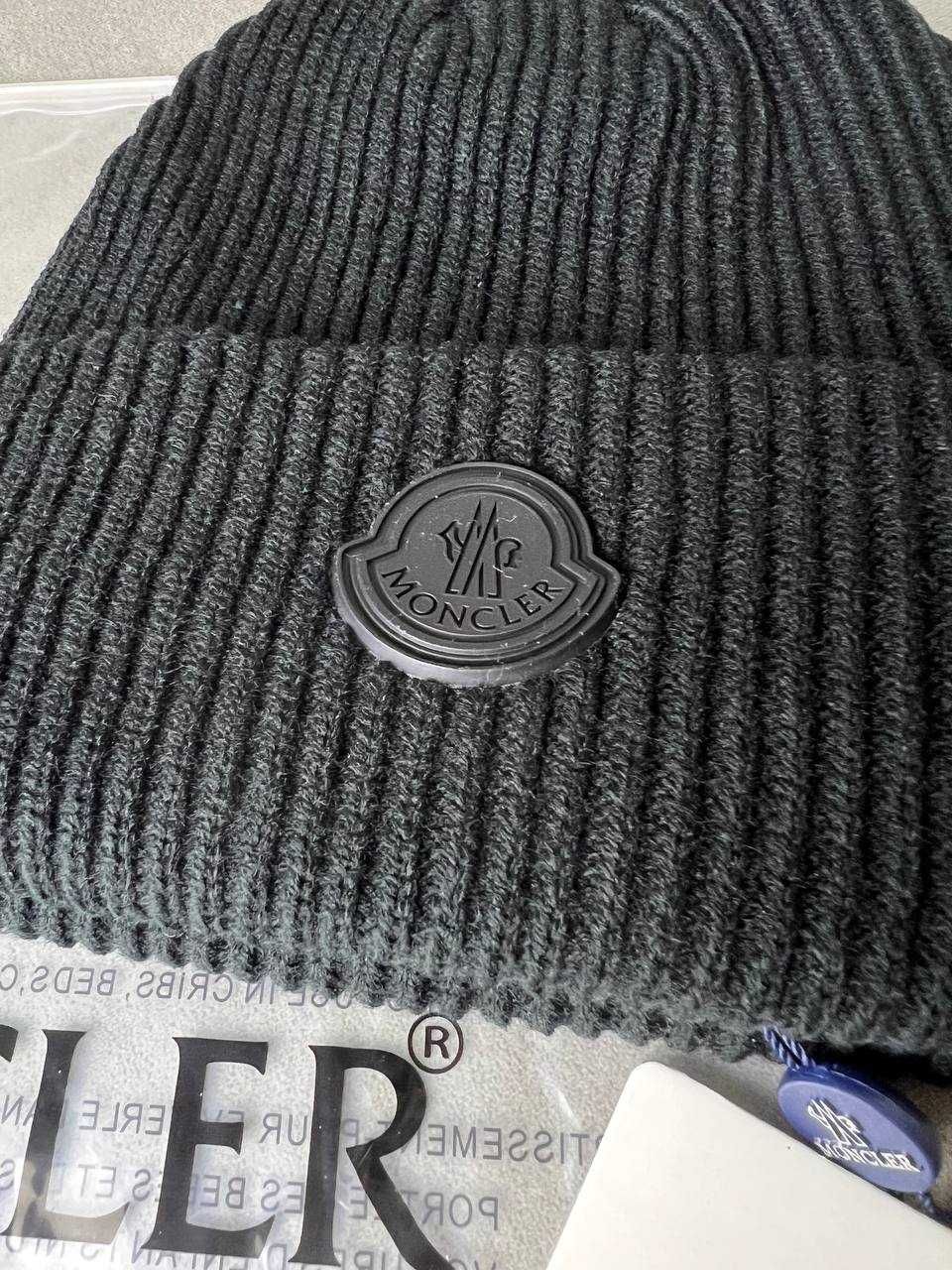 Шапка moncler зимова шапка монклер