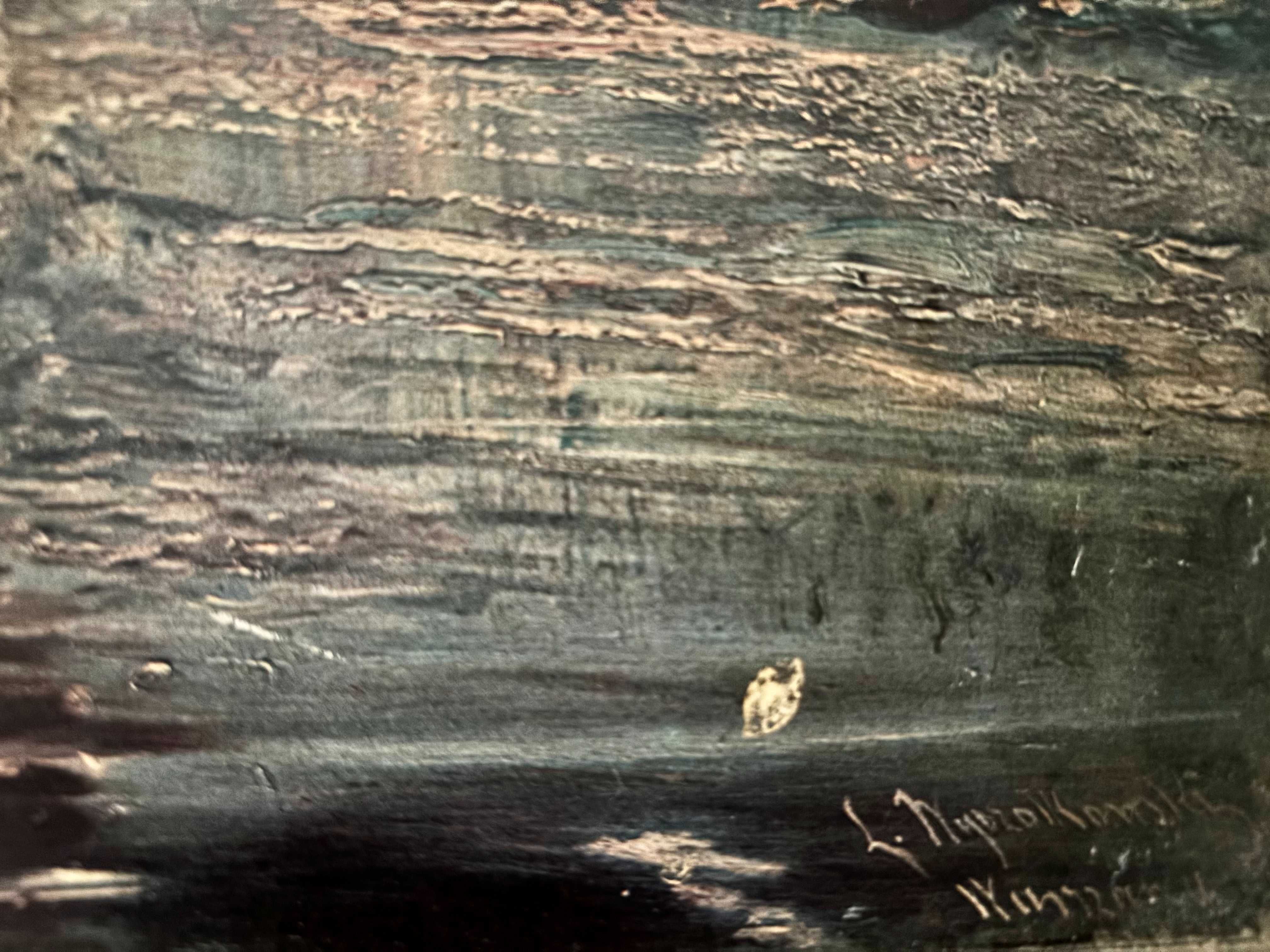 Obraz: Leon Wyczółkowski – reprodukcja z czasów PRL, 54 x 42 cm
