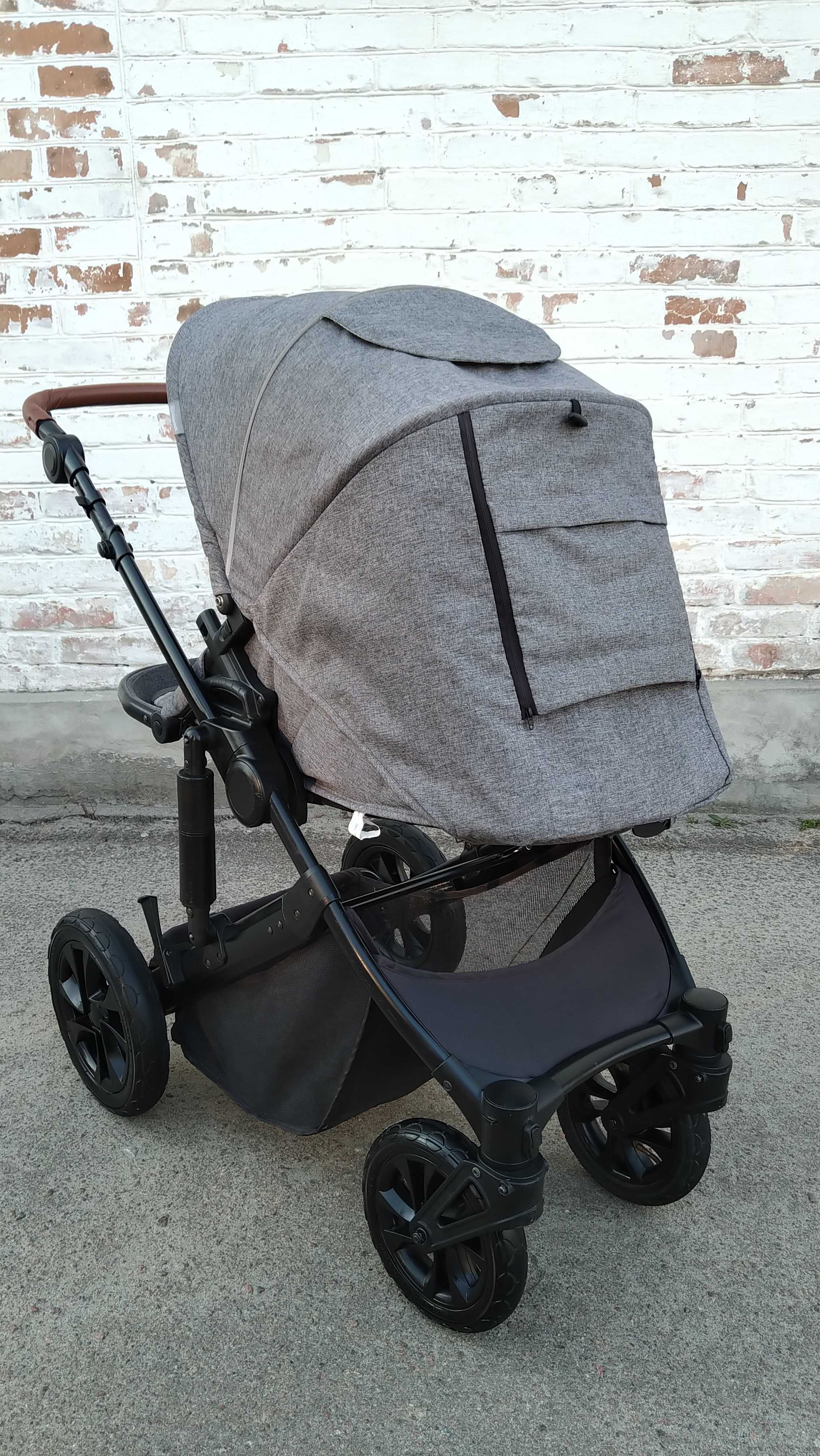Kinderkraft Prime Gray 3в1 - універсальна коляска