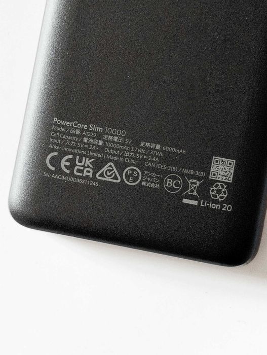 Павербанк PowerBank Anker PowerCore Slim 10000mAh