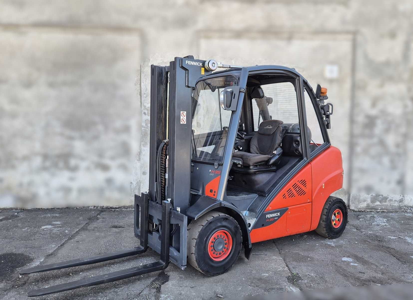 Linde H35 • TRIPLEX • 2017r • 4 sekcje hydr. • wózek widłowy • LEASING