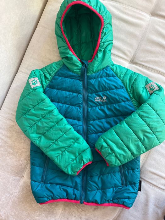 kurtka przejściowa jesienna dziewczynki 128 Jack Wolfskin Stormlock