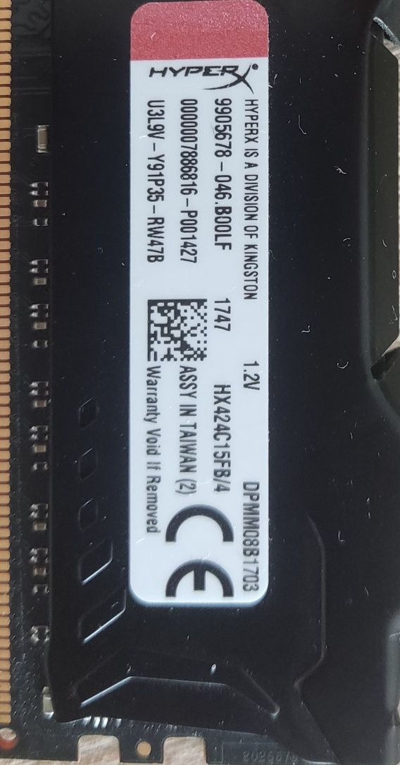 Pamięć RAM 4GB 3200 MHz