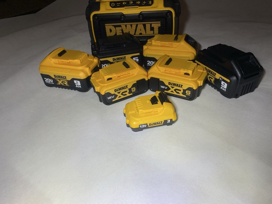 Акумулятори Dewalt 18/20v 20/60v XR Flexvolt