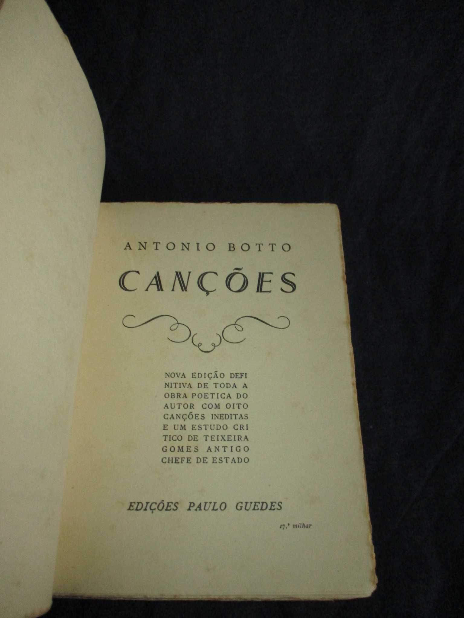 Livro Canções António Botto 1932