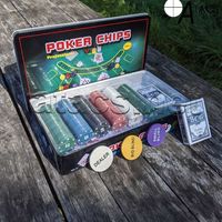 Набор для покера/покерный набор/ 300 фишек с номиналом/
покерний набір