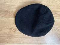 Kaszkiet, czapka męska, czarna, rozmiar 7