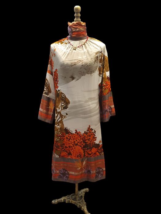 Vestido Roberto Cavali Multi cor