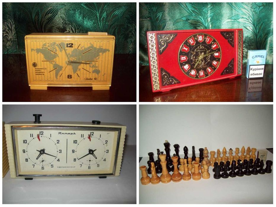 Часы песочные шахматные Янтарь про-во СССР