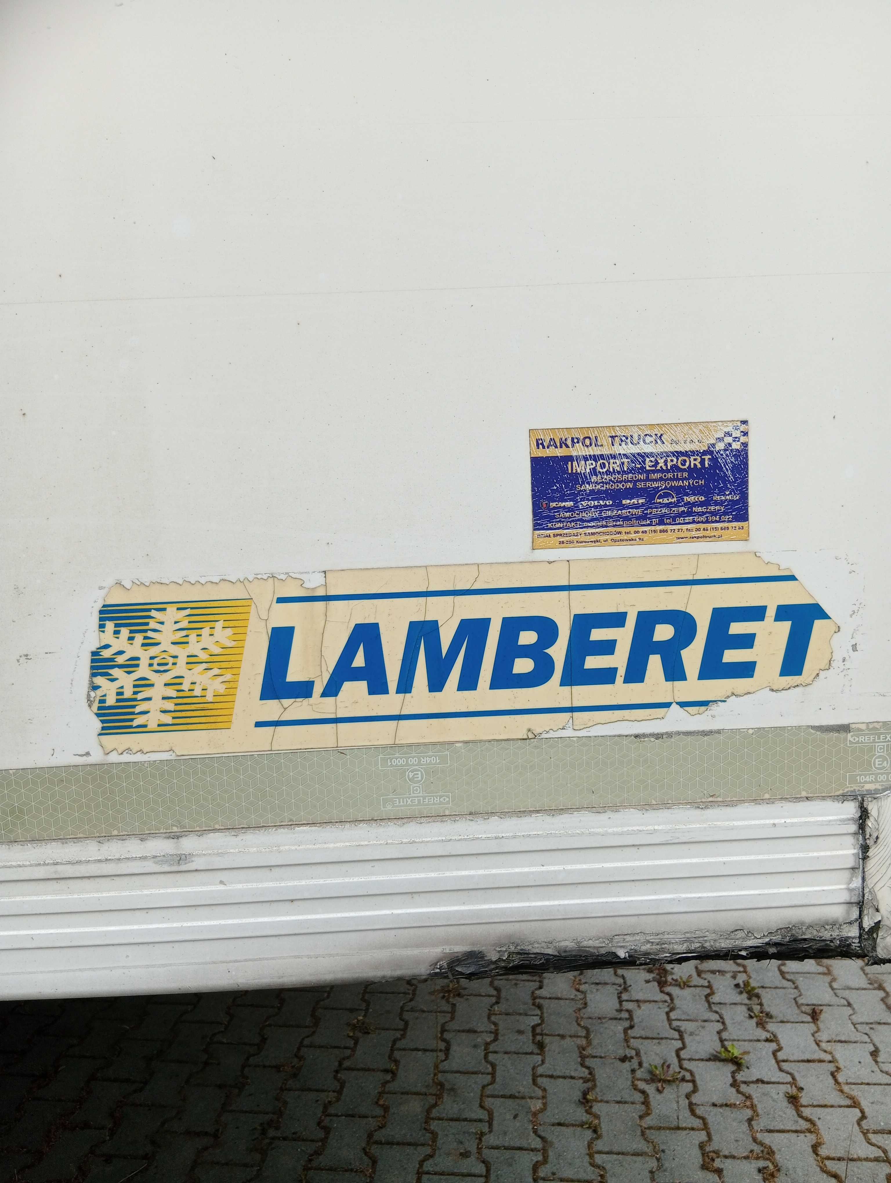 Naczepy chłodnie izotermy mroźnie Lamberety, Koegel