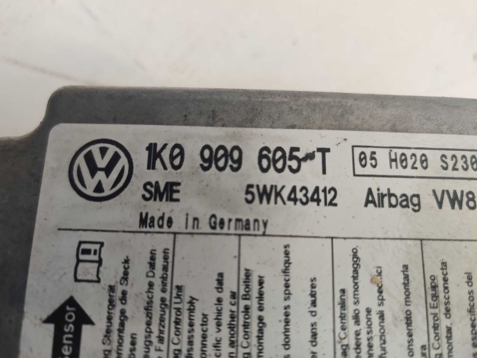 VW Golf V Seat Leon II Altea Toledo III Sensor Moduł Poduszek AIRBAG