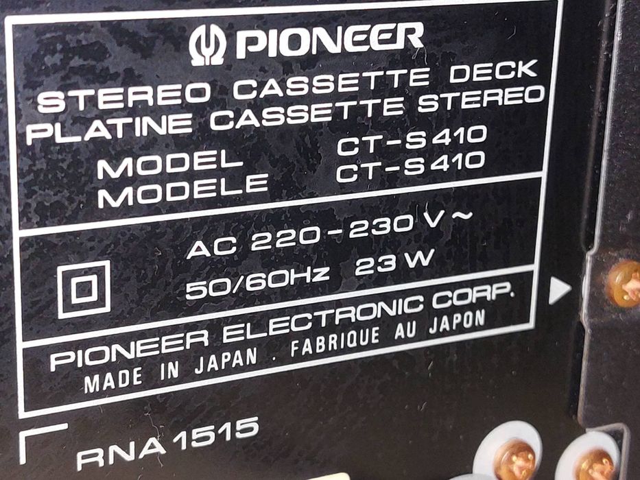 Кассетная дека (магнитофон) Pioneer CT-S410