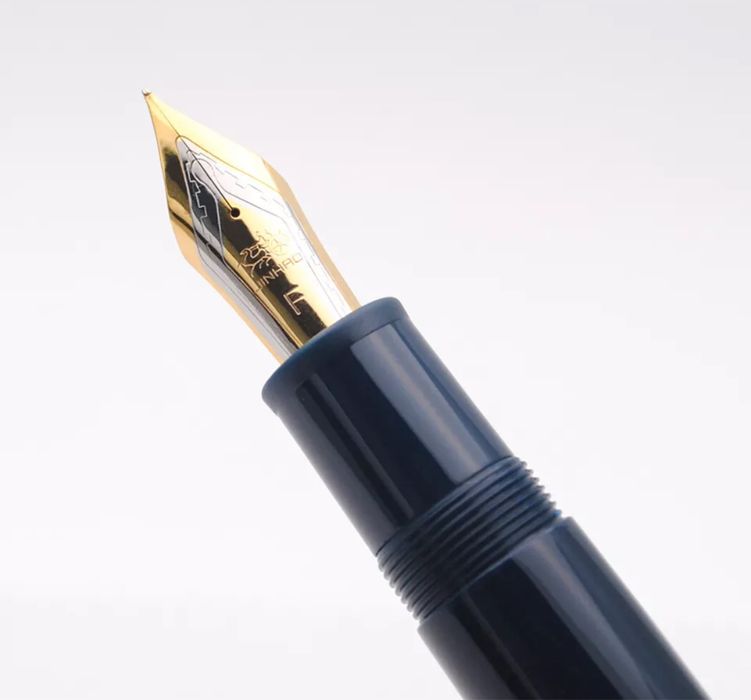 Caneta de aparo Jinhao, em acrilico, marinho Vendida, nova