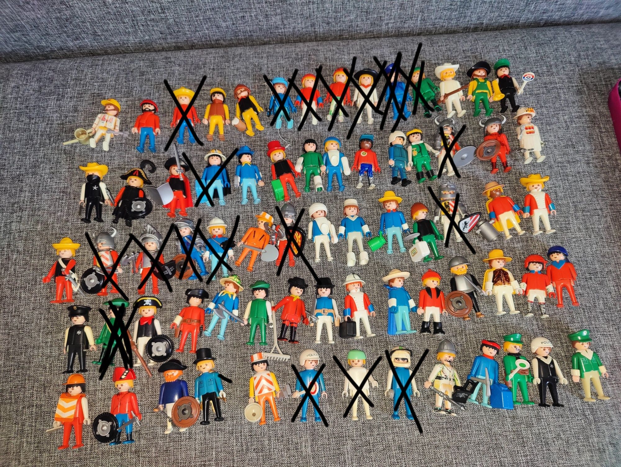 Playmobil- figurki mężczyzn - stare z 1974r.