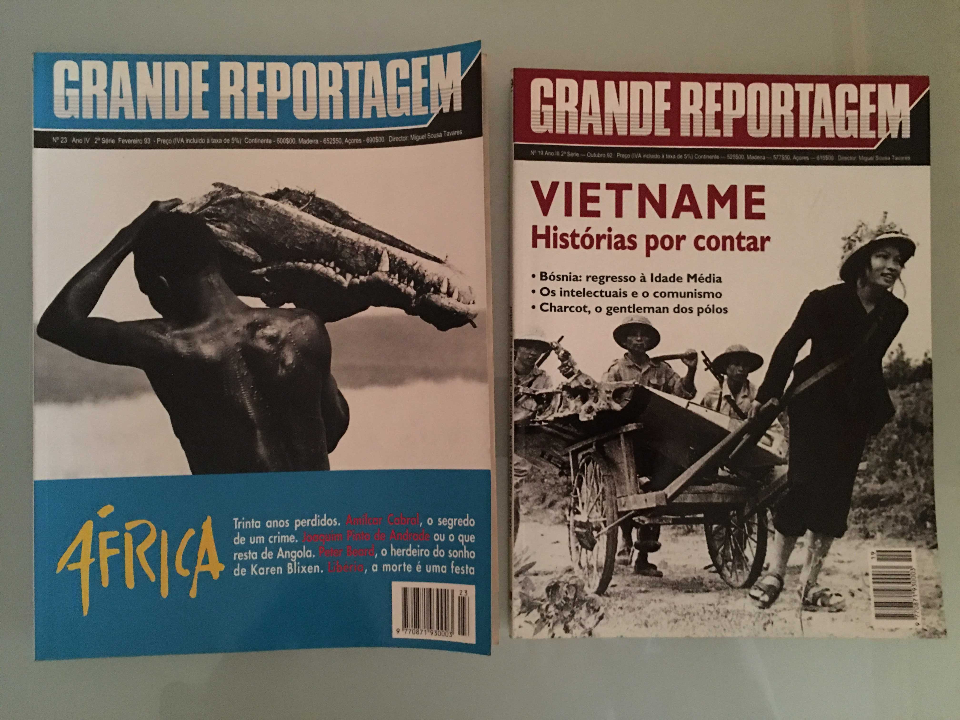 Revista Grande Reportagem - 2a.série 25 números entre 1992 e 1999