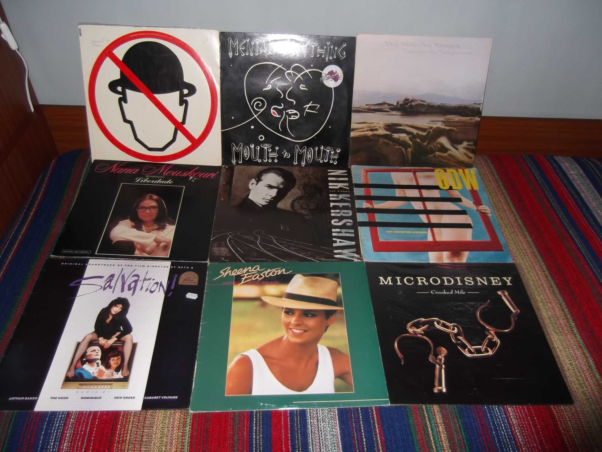 Lote de álbuns, EPs e máxi singles em vinil